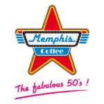 logo Memphis coffee La Valentine