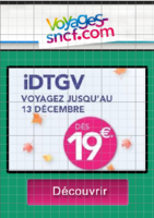 IDTGV : dès 19€ - Gare SNCF