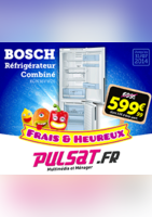 Bosch : réfrigérateur combiné à 599€99 - Pulsat
