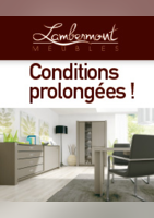 Conditions prolongées - Meubles Lambermont 