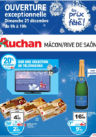 Ouverture exceptionnelle dimanche 21 décembre 2014 - Auchan