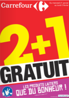 2+1 gratuit - Carrefour