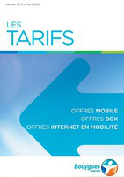 Guide tarif - Bouygues Telecom