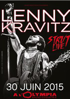 Exclusivité Lenny Kravitz à l'Olympia le 30 juin 2015 - FNAC