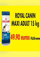 PROMO MAXI ADULT ROYAL CANIN 15KG - Histoire d'animaux