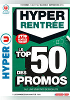 Hyper rentrée Le top 50 des promos - Hyper U