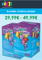 Bouteilles d'hélium pour vos fêtes - Festi