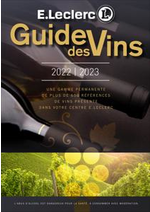 Guides et conseils E.Leclerc : Guide Vins 2022