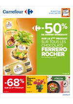 Promos et remises  : -50 SUR LE 2EME SUR TOUS FERRERO ROCHER