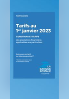 Tarifs-Particuliers-2023 - La banque postale