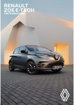 Prospectus Renault : Renault Zoe E-Tech 100% &Eacute;lectrique
