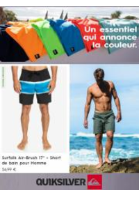 Prospectus Quiksilver Paris Champs Elysées : Un Essentiel qui announce la Couleur
