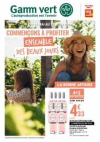 Prospectus Gamm vert NOZAY : DÉPLIANT FESTIVAL DES BEAUX JOURS GAMM VERT JARDINERIE