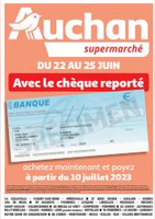 Avec le chèque reporté - Auchan Supermarché