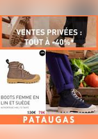 Ventes Privées: Tout à -40%* - Pataugas