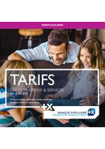 BPBFC TARIFS Prospectus Banque Populaire : BPBFC TARIFS