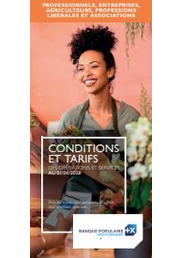 Prospectus Banque Populaire ST LAURENT DE CERDANS : Brochure-tarifaire-pro-2023