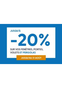 Prospectus Tryba SAINT LO : Jusqu'a -20% sur vos fenetres, portes, volets et pergolas