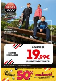 Prospectus Sport 2000 ARGELES SUR MER : DÉFENDRE VOTRE POUVOIR D’ACHAT