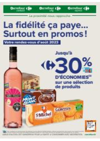 Prospectus Carrefour Contact Fresne-Saint-Mamès : Votre rendez-vous fidélité d'août