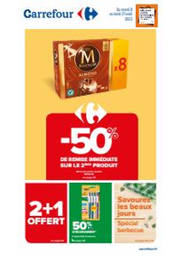 Prospectus Carrefour ST ANDRE LES VERGERS : -50% de remise immédiate sur le 2ème produit