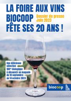 Foire aux Vins Biocoop 2023 - Biocoop