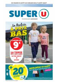 Prospectus Super U BAUGE : Rentrée des classes