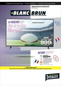 Prospectus Blanc Brun LECTOURE : Catalogue Blanc Brun