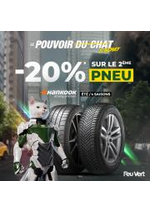 Promos et remises  : -20% sur le 2eme PNEU