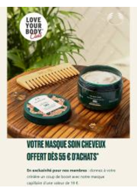 Prospectus The Body Shop LYON CC PART DIEU : VOTRE MASQUE SOIN CHEVEUX OFFERT DÈS 55 € D’ACHATS*