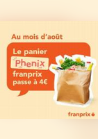 Le panier franprix x Phenix passe de 5€ à 4€ - Franprix