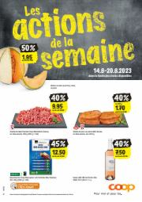 Prospectus Coop Supermarché Crans-Montana - Rue du Pas de l'Ours : Coop reklamblad