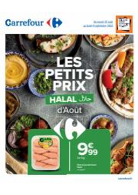 Prospectus Carrefour CHERBOURG : Les petits prix Halal d'Août