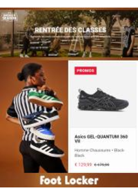 Prospectus Foot Locker St. Etienne : Rentr&eacute;e des Classes