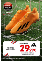 Prospectus Sport 2000 : ENCOURAGER LA PRATIQUE SPORTIVE