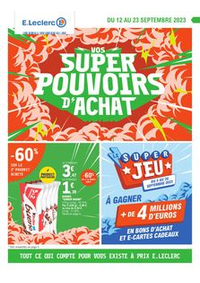 Prospectus E.Leclerc : VOS SUPER POUVOIRS D'ACHAT