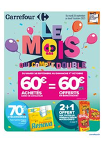 Prospectus Carrefour Drive : LE MOIS QUI COMPTE DOUBLE