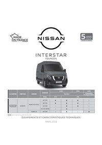Prospectus Nissan ANGERS : Nissan Interstar