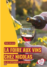 Prospectus NICOLAS NICE MALAUSSENA : LA FOIRE AUX VINS CHEZ NICOLAS