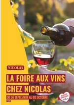 Prospectus Nicolas : LA FOIRE AUX VINS CHEZ NICOLAS