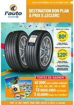 Prospectus L'auto E.Leclerc : DESTINATION BON PLAN À PRIX E.LECLERC