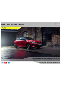 Prospectus Distributeur OPEL GARAGE MATTIODA ET CASTEUR EZANVILLE : Opel Corsa Electric