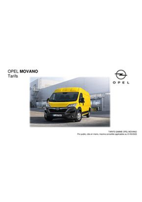 Prospectus Distributeur OPEL GARAGE A.D.C. AULNAY-SOUS-BOIS : Opel Movano