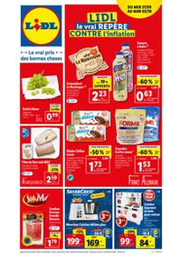 Prospectus Lidl LISIEUX : Le vrai repère contre l'inflation