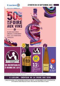 Prospectus E.Leclerc CERNAY : Foire Aux Vins - Mixte