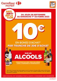 Prospectus Carrefour Market PORNICHET : 10€ EN BON D'ACHAT! PAR TRANCHE DE 30€ D’ACHAT