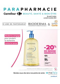 Prospectus Carrefour CHARLEVILLE MEZIERES : Parapharmacie Octobre