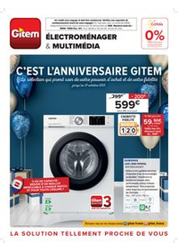 Prospectus Gitem Linselles : C'EST L'ANNIVERSAIRE GITEM