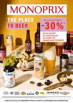 Prospectus Monoprix : The place to beer