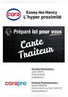 Carte traiteur - Cora